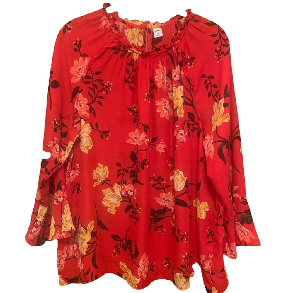 Old Navy Floral Print Blouse